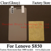 Clear Glossy LCD Screen Protector Guard Cover Protective Film Shield For Lenovo S850 Dual SIM
