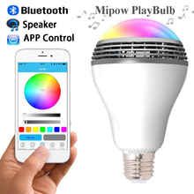 MiPow PLAYBULB X Bluetooth 4.0 Wireless Smart LED Bulb Beats Audio Speaker Light Lamp For iPhone Android E27/E26 110V – 220V