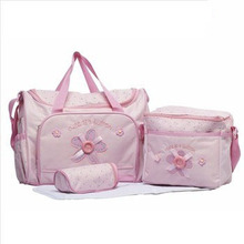 Free shipping new 2014 nappy mummy bag print maternity handbag diaper bags baby tote