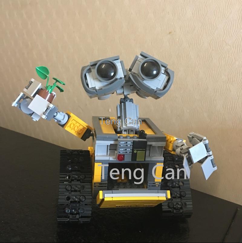 2016 New Lepin 16003 Idea Robot WALL E Building Set Kits Minifigures Bricks Blocks brinquedos legeod