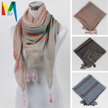 square scarf zigzag Diamond green tassel Women s Geometry scarf Classic Famous Brand Scarf Winter Shawls