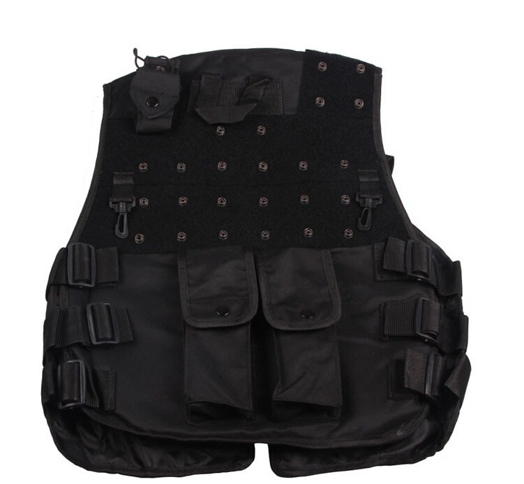 Man\'s tactical vest ,bulletproof vest Molle Tactical bulletproof vest Black vest cs vest (15)