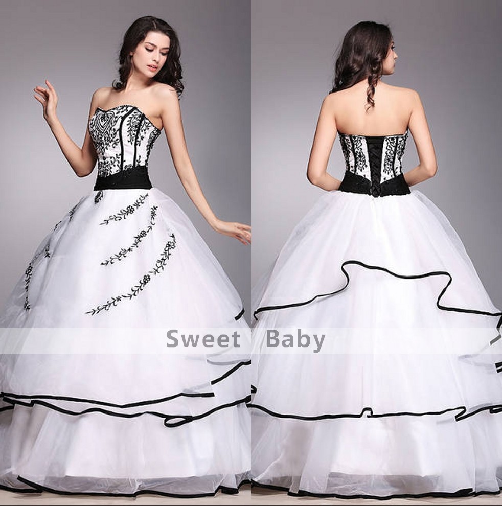 Black And White Dresses For Sweet 16