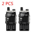 2PCS UV B2Plus cb radio 8W handy baofeng 10km mobile walkie talkie dual VHF UHF 136