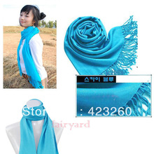 Winter Korea Multicolor Long Large Warm Soft Wrap Women Scarf Shawl Tassels