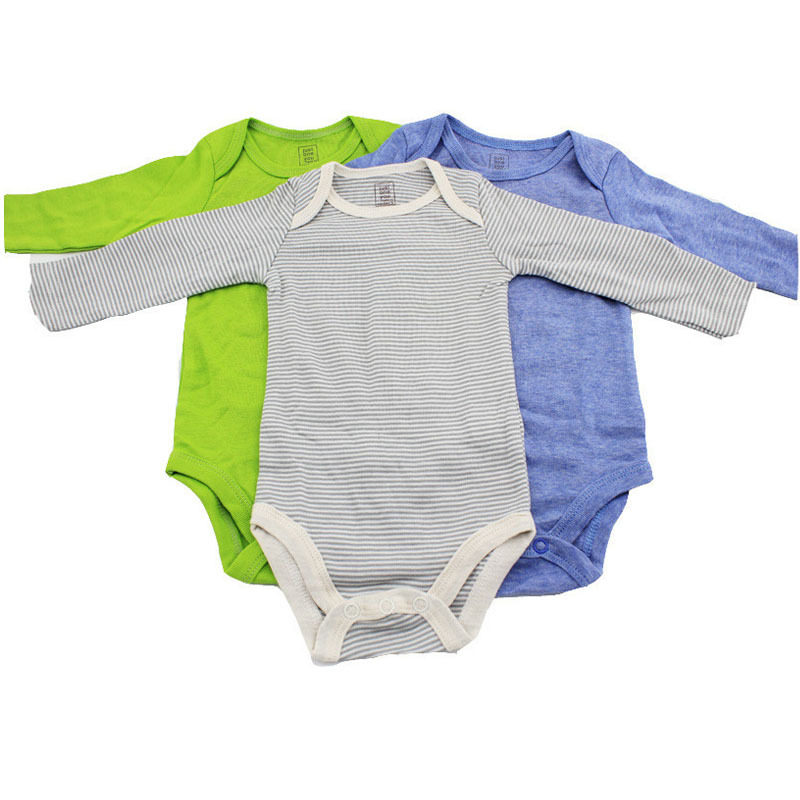 5PCS Lot 0M 24M Baby Boys Girls Romper Longsleeve Shortsleeve Sleeveless Jumpsuit Infant Clothing