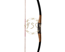30lbs newly super quality red beech fiberglass recurve bow left or right hand longbow china horse