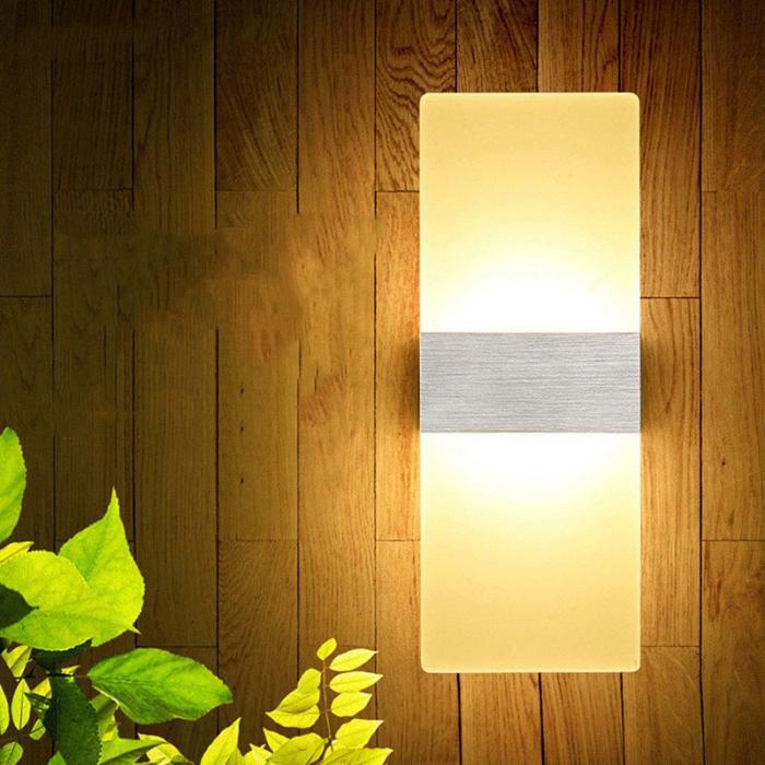 Luz LED de pared para interior y exterior, candelabro, accesorio de