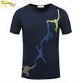 EA 2016 Creative Cartoon monkey Print Men tshirt Short Sleeve Cotton Casual T Shirt Tops Tees