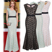 Lace Floral Long Dresses