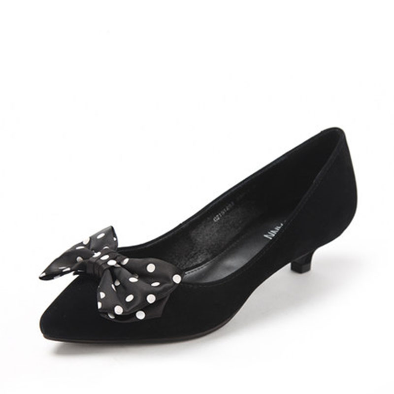 Comfortable Kitten Heel Shoes | Tsaa Heel