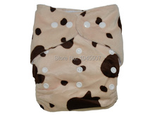 Fashionable reusable nappies 6pcs diaper cover with 6pcs microfiber inserts baby cloth diapers fraldas descartaveis para bebes