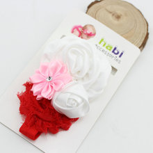5pcs KPOP Combined Flower Kids Nice Headband For Girls Baby Photograph Fancy Dress Outfit Headwear Hair Accessories Jewelry HD2