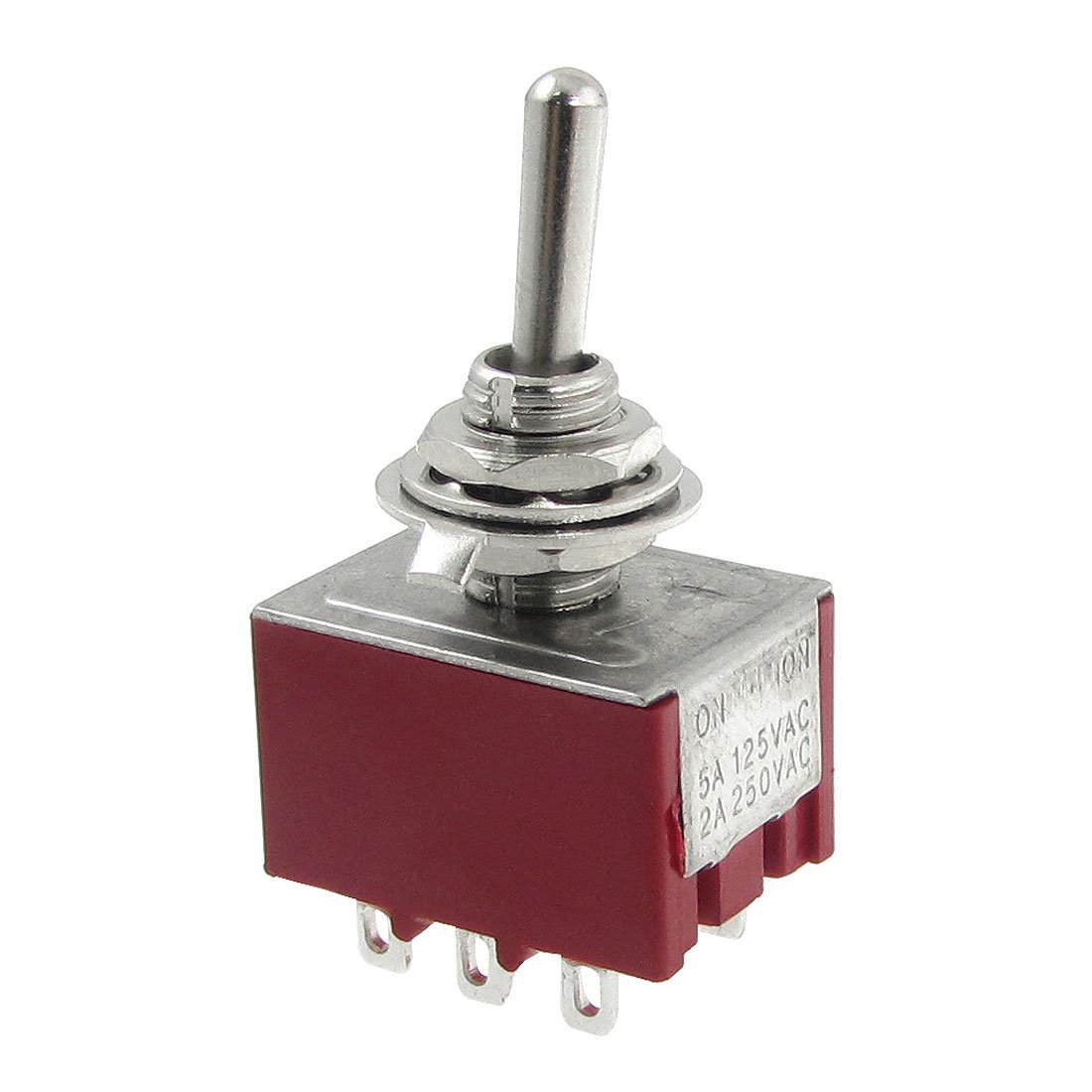 Shopping Time AC 250V 2A 125V 5A ON ON 2 Position 3PDT Toggle Switch