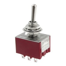 Shopping Time AC 250V 2A 125V 5A ON ON 2 Position 3PDT Toggle Switch