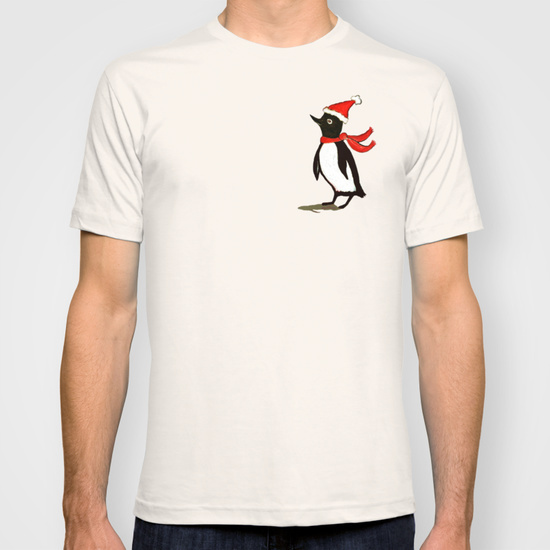 新しいファッション春夏男性と女性ホリデーペンギンtシャツ服トップス印刷tシャツ