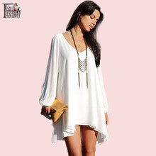 New 2016 Fashion Women Sexy Chiffon Blouses V-neck Long Slit Open Sleeve Ladies Casual Tops Female Blusas Candy Color Shirts