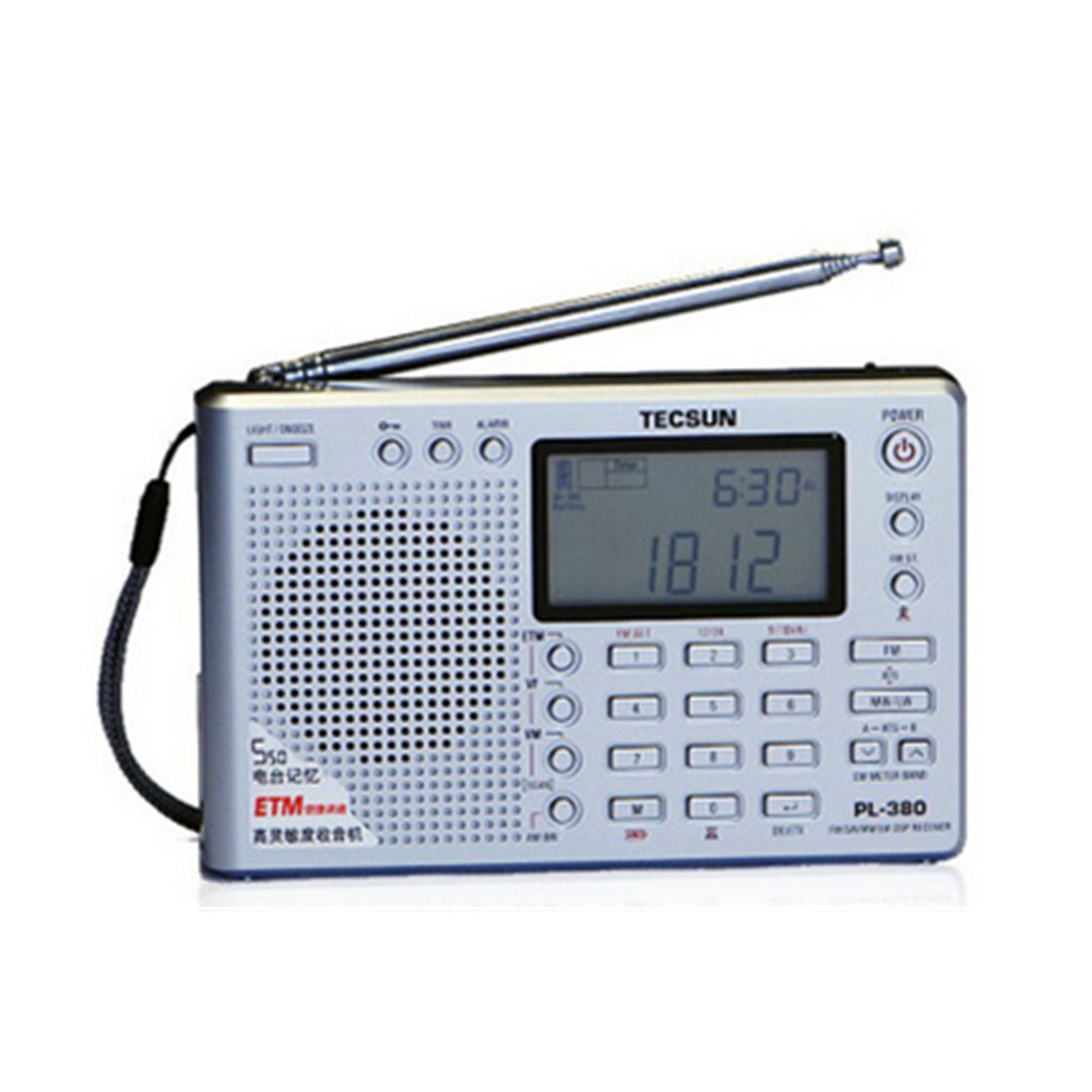 Tecsun PL-380 Digital Radio Portable Radio FM Stereo/LW/SW/MW DSP Receiver 800444