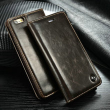 2016 New For Apple iPhone 6 6S Plus 5.5” High Quality Leather Luxury Flip Stand Magnet Cover Case Insert Card Mobile Phone Bag