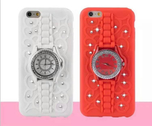 Luxury Watch Case Candy Silicon Phone Cover Fashion Silicone Case For iphone 6 6s 