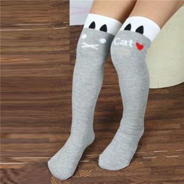 Toddlers Kids Girls Knee High Socks School Cotton Tights Striped Stockings for Girls 1 8Y