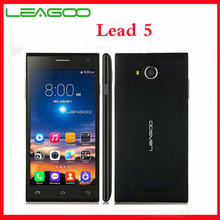Original Leagoo Lead 5 MTK6582 Quad core 1G RAM 8G ROM Android 4.4 5″ QHD IPS 8.0MP Camera WCDMA 3G Smart Cell Phone