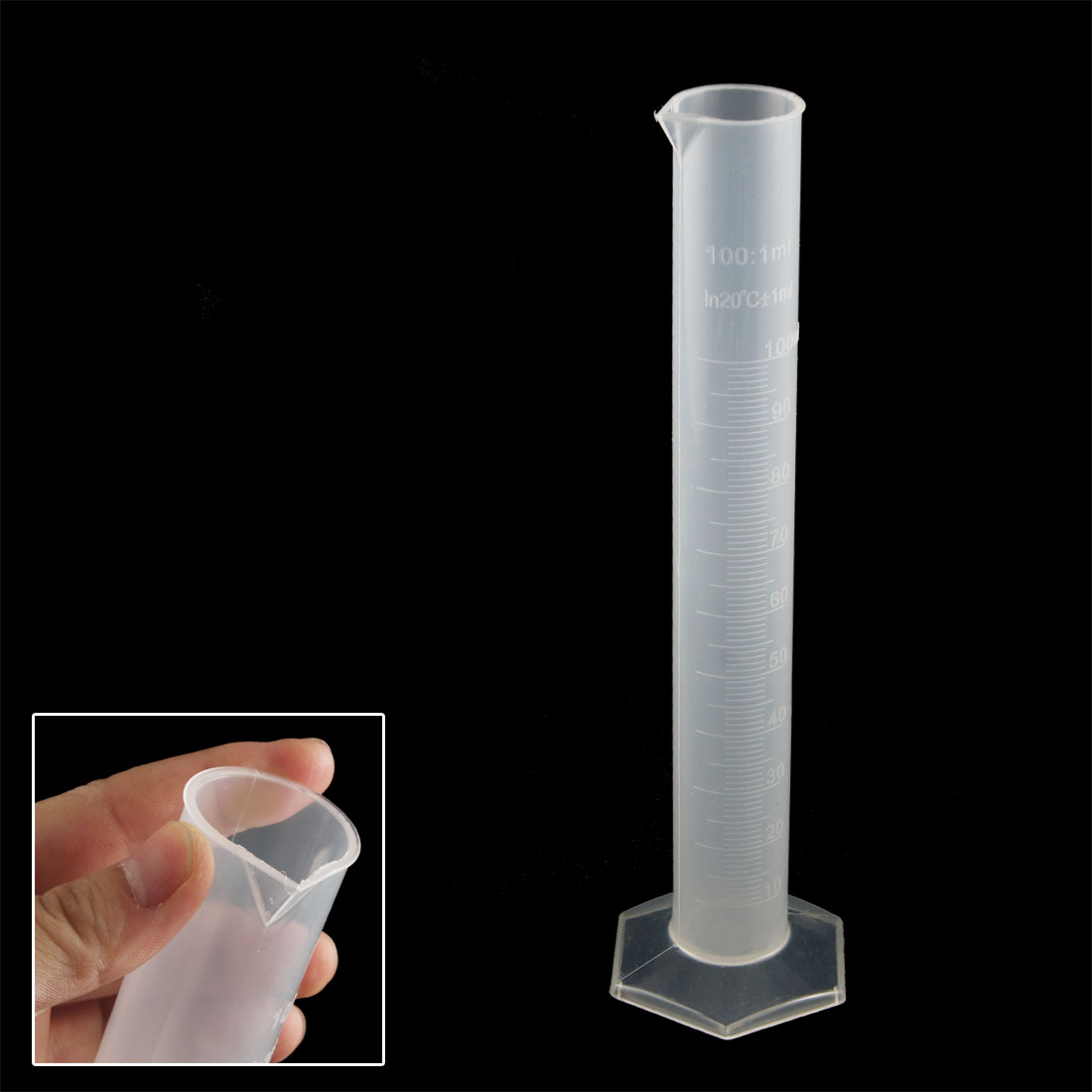Доступное Химия Набор Измерительный Инструмент Пластиковый Мерный Цилиндр 100 мл