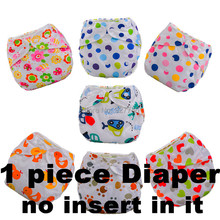 1pcs Baby Adjustable Diapers/Children Cloth Diaper/Reusable Nappies/Training Pants/Diaper Cover/7 color/Washable/Free Size