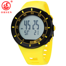 New Mens Sports Watches LED Casual Digital Watch Alarm Chronograph Relogio OHSEN Brand Fashion Army Military