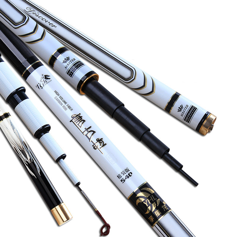 99% Carbon 3.6M 3.9M 4.5M 4.8M 5.4M 6.3M Portable Telescopic Fishing Rod Spinning Fish Hand Fishing Tackle Sea Rod