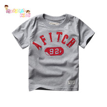 Kids Cartoon Style Short sleeved Round Neck Children T shirt Soft Cute Pattern Casual Clothing Hot