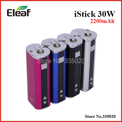 Original Eleaf iStick 30W 2200mAh Capacity VV VW Mod Battery Stainless Steel Thread iStick 30w for