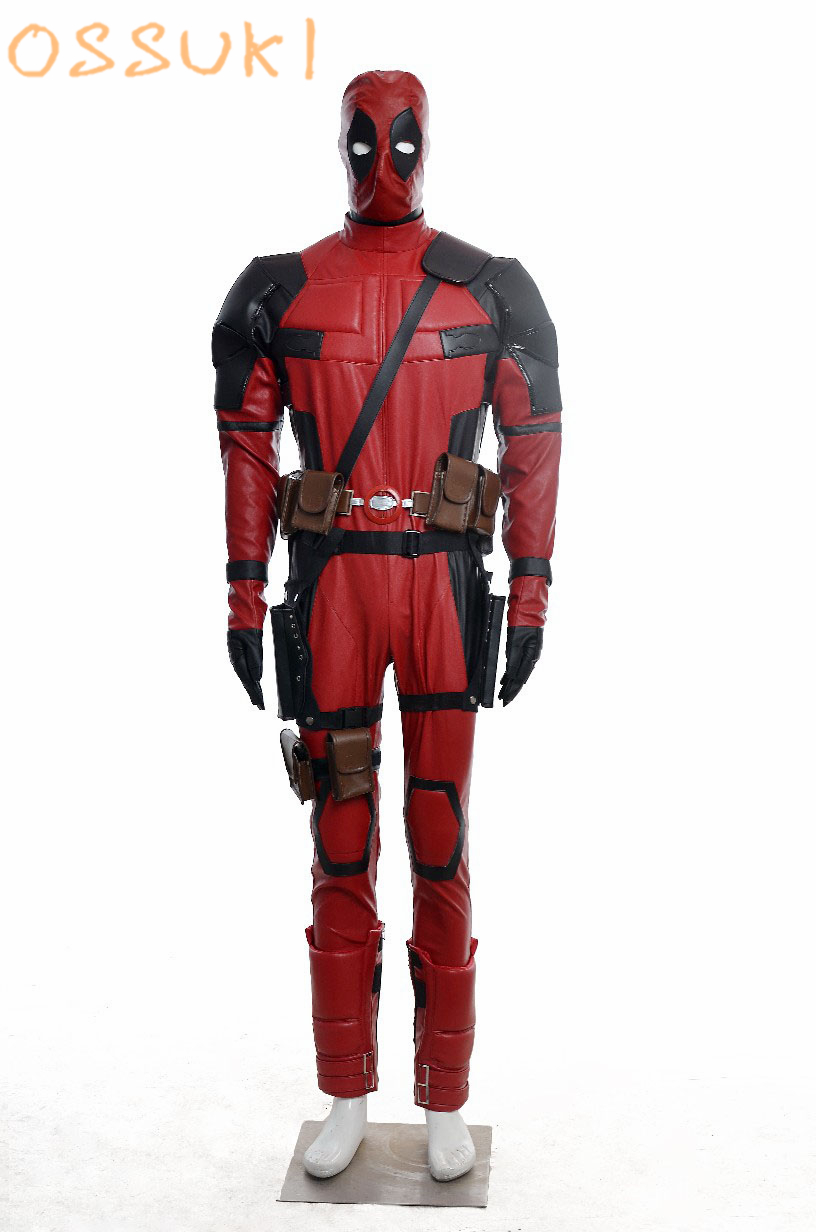 Free Shipping! Newest! High quality! X-Men Deadpool Wade Wilson Cosplay Costume ,Perfect custom for you!