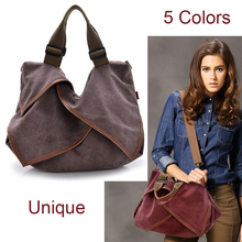 Womens Casual Crossbody Canvas Shoulder Bag