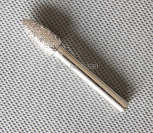 Envío gratis de electrochapado diamante pulido con 60 mm longitud grano No 120# para ágata jade tallado pulido