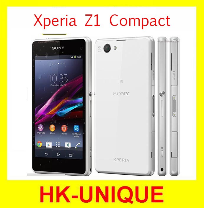 Original Sony Xperia Z1 Compact D5503 Cell phone 3G 4G Android Quad Core 2GB RAM 4