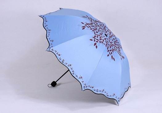New Umbrella Rain Women Folding Black Coating Ombrello Paraguas Mujer 14