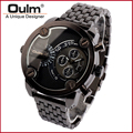 Free shipping OULM wristwatch HT3130 Stainless Steel Men Quartz Watch Fashion Unique bracelet watch