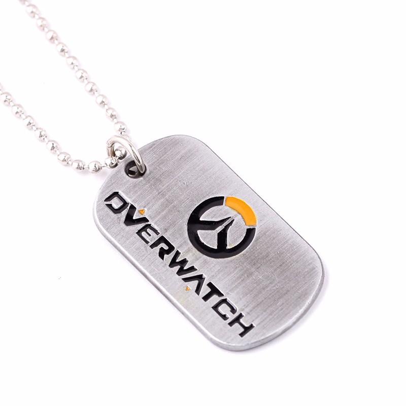 10pcs-2016-Arrive-New-Game-Overwatch-necklace-Tracer-Reaper-OW-Pendant-Entertainment-Logo-Key-Ring-Holder (2)