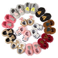 ROMIRUS New Arrive Baby Moccasin Newbron Baby First Walker Soft Bottom Non slip Baby Shoes Kids