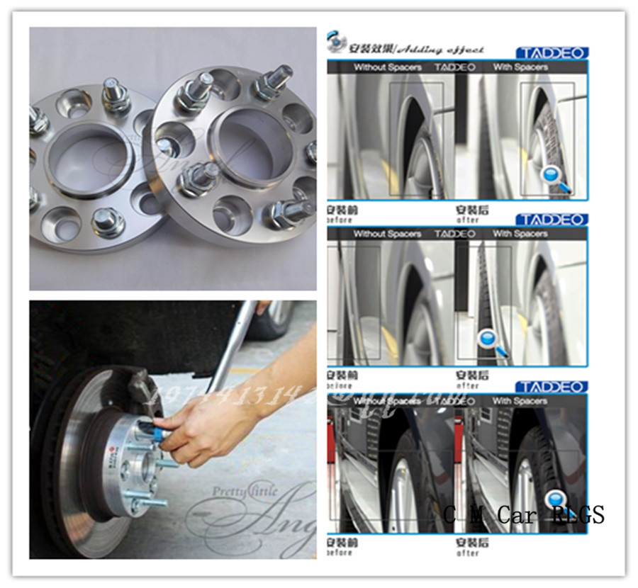 A pair (2 pieces), 25mm,5 x108 hole of 63.4 mm, wheel adapter, spacers, suitable for Mercury sable / cougar / mystique