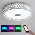 D47cm 36W RGB Music Modern Style LED Ceiling Light With Bluetooth APP Control Color Changing Lighting