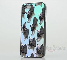For iphone 4/4s 5/5s 5c SE 6/6s plus ipod touch 4/5/6 back skins mobile cellphone cases cover Pug Flying Dog Cute Funny