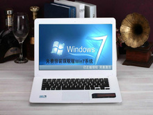 Free Shipping 14 inch windows7/win8 Laptop Computer PC Intel Celeron J1800 2.41GHZ Dual Core 4GB RAM 500GB HDD Slim Ultrabook