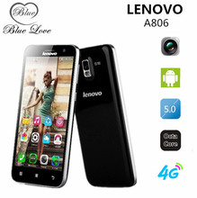 Original Lenovo A806 A8 4G LTE FDD 2GB RAM 16G ROM Cell Phone 5.0″ IPS 1280×720 13.0MP Android 4.4 MTK6592 Octa Core 1.7GHz