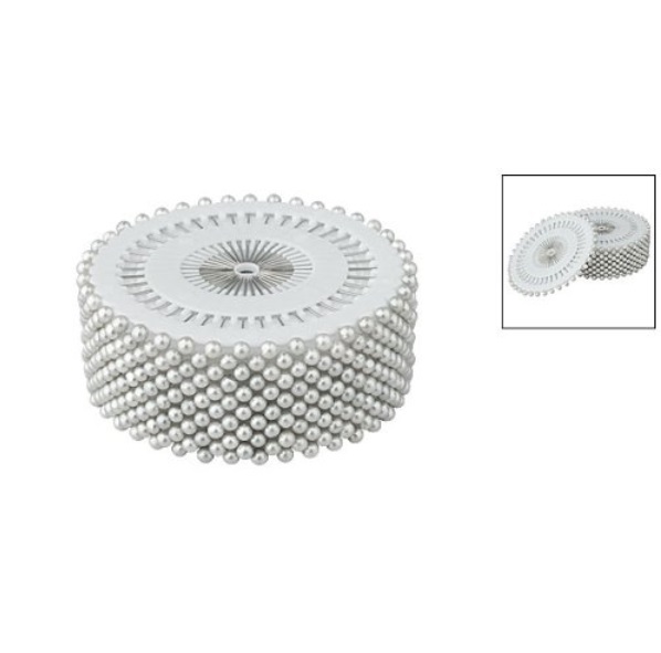 480Pcs Round Pearl Head Dressmaking Pins Weddings Corsage Florists Sewing Women Mini Ball Jewelry Crystal Fashion