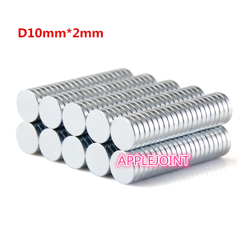 10*2mm N35 Strong Powerful Rare Earth Magnet Neodymium Permanent 30 Pcs DIsc Free Shipping