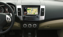 8 digital touch screen Car GPS for outlander 2006 2012 car dvd player gps navigation system