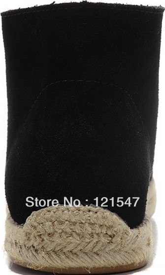Aliexpress.com : Buy Black matte leather high end hemp shoes to ...
