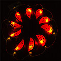 1pcs 1 3M 10LED Plastic Watermelon LED String Light AA Battery Operated Bedroom Window Decorations Party